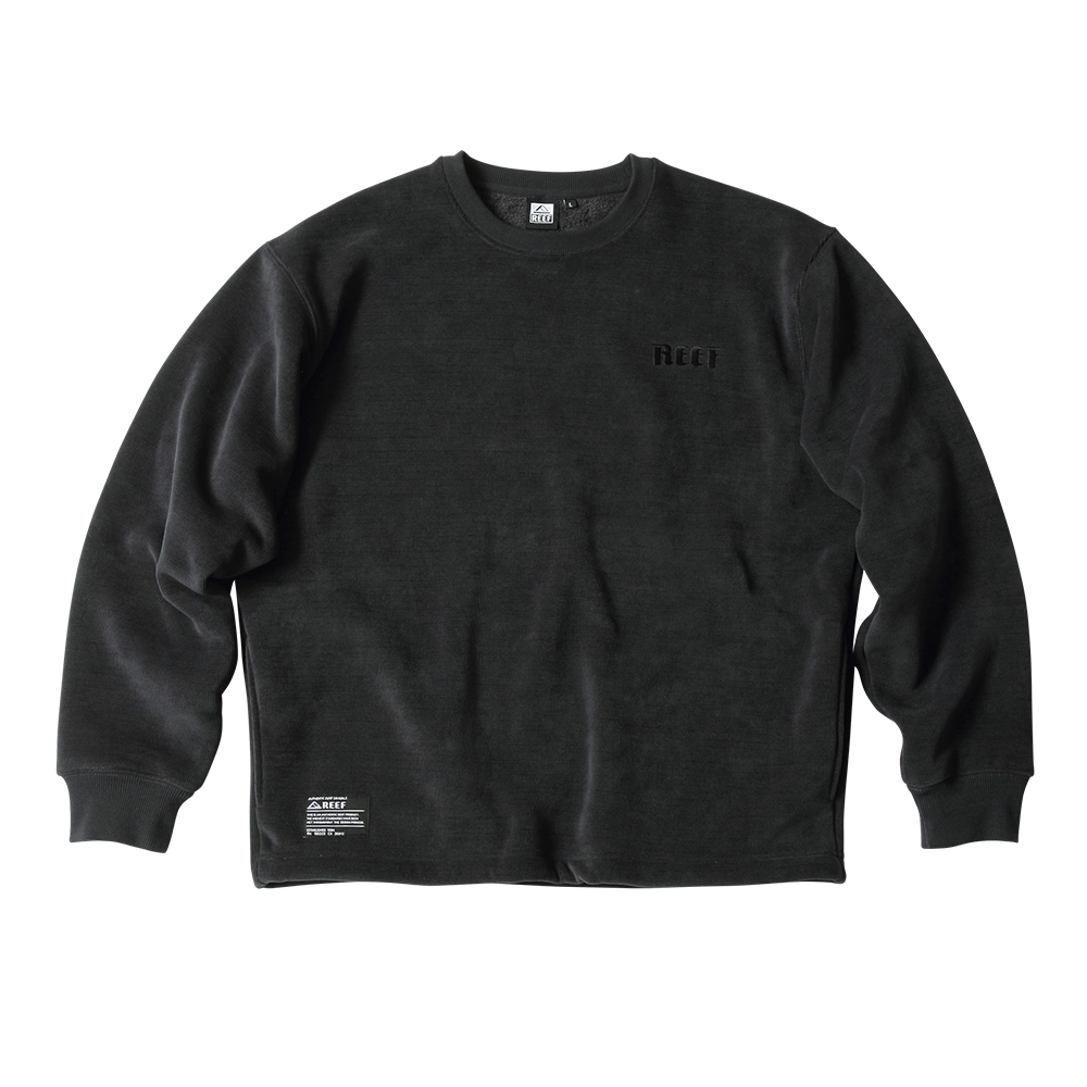 KNIT FLEECE CREW